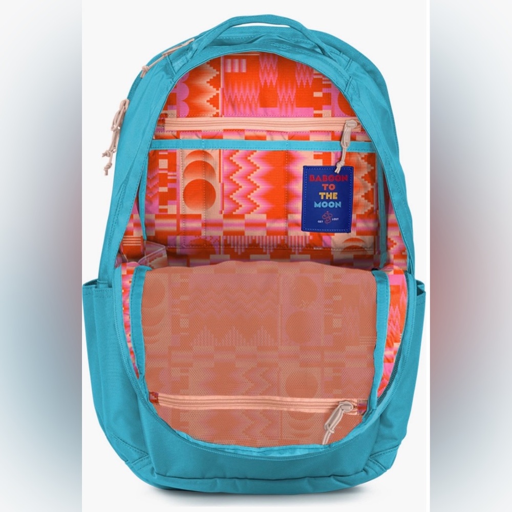 Baboon To The Moon City Water Repellent Backpack Bluebell - Picture 5 of 8